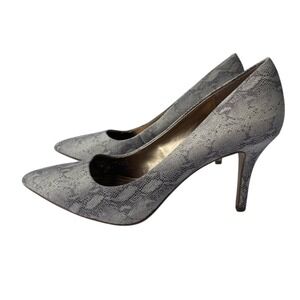 BCBG Paris Snake Print Pointed Toe Heels | Women's 8.5 Stilettos